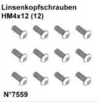 DF Models 7559 | Linsenkopfschrauben HM4x12 (12)