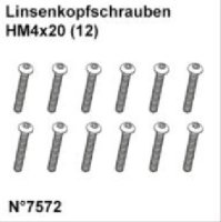 DF Models 7572 | Linsenkopfschrauben HM4x40 (12)
