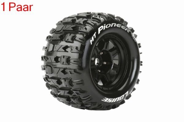 MFT MT 3.8 Pioneer 1/8 Sport   Felge schwarz (2) *J* 17mm TRAXXAS, HPI / 0 Offset / LOUISE