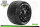 Louise RC - MFT - MT-ROCKET - Maxx Komplettradsatz - Montiert - Sport - Bead-Lock 2.8 Felgen Schwarz-Chrom - 1/2-Offset - Hex 17mm - L-T3328SBC