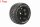 MFT ST 3.8 Rocket 1/8 Sport   Felge schwarz (2) *J* 17mm TRAXXAS, HPI / 1/2Z Offset / LOUISE
