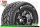 Louise RC - MFT - ST-ROCKET - 1-8 Stadium Truck Komplettradsatz - Fertig Verklebt - Sport - Bead Style 3.8 Felgen Schwarz-Chrom - 0-Offset - Hex 17mm - L-T3324BC