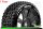 Louise RC - B-PIRATE - 1-8 Buggy Komplettradsatz - Fertig Verklebt - Super Soft - Speichenfelgen Schwarz - Hex 17mm - L-T3126VB