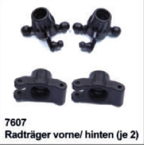 Radträger (je 2) vorne & hinten
