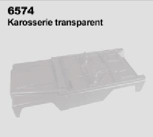 DF Models 6574 | Karosserie DF-4S transparent