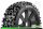Louise RC - B-PIONEER - 1-8 Buggy Komplettradsatz - Fertig Verklebt - Soft - Speichenfelgen Schwarz - Hex 17mm - L-T3130SB