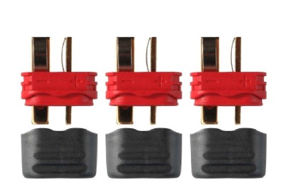 Goldkontakt Deans Ultra Plug mit Isolierkappe 1 Stecker |Yuki AM-616-1M
