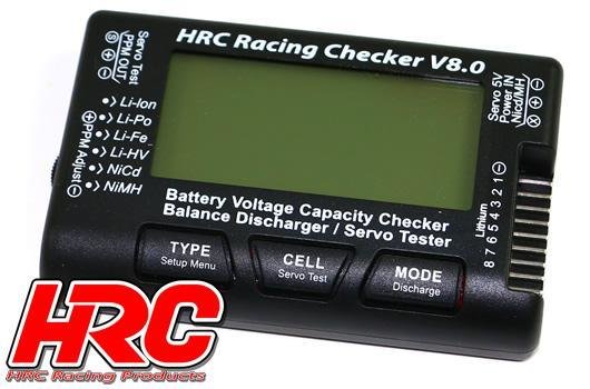 Battery Analyzer - 1~8S - Checker & Balancer mit prozentualer Spannun,  15,99 €