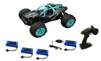DF-Fun-Racer 1:14 - 4WDmit 4 Akkus  RTR - Türkis
