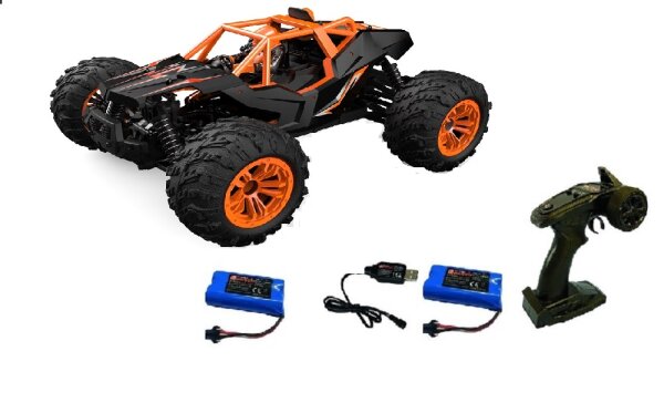 DF-Fun-Racer 1:14 mit 2 Akkus - 4WD RTR - Orange