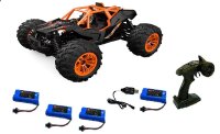 DF-Fun-Racer 1:14 mit 3 Akkus - 4WD RTR - Orange