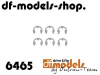 DF Models 6465 | E-Clip Sicherungsringe 4mm (6)