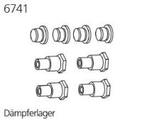 DF Models 6741 | Dämpferlager 1:8