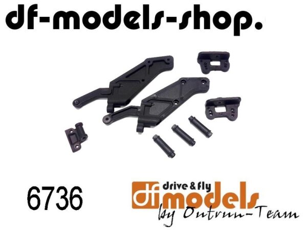 DF Models 6736 | Spoilerbefestigung, Truggy 1:8