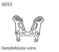 DF Models 6693 | Dämpferbrücke vorne M 1:8